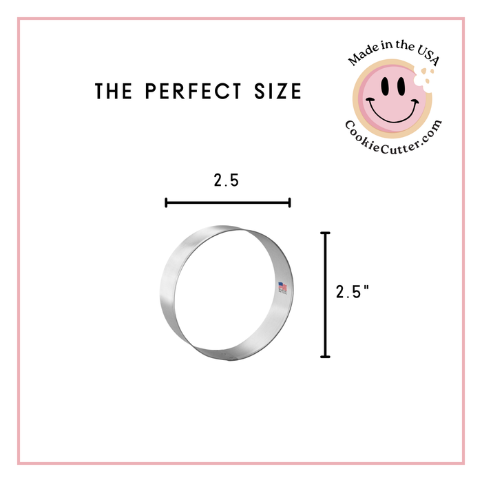 Round Cookie Cutter 2.5 in B1309