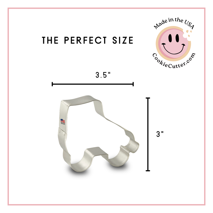 Roller Skate Cookie Cutter 3.75 in B1321