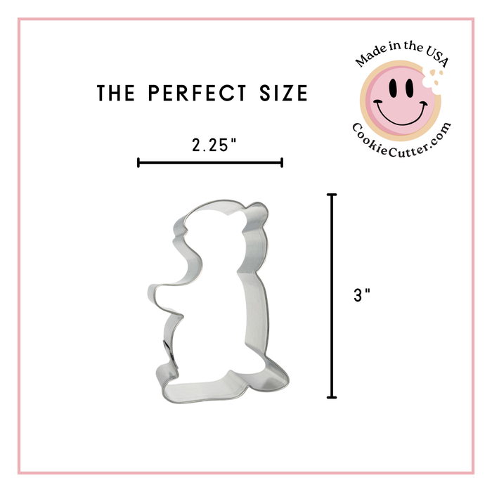 Groundhog Cookie Cutter 3 In. B1325