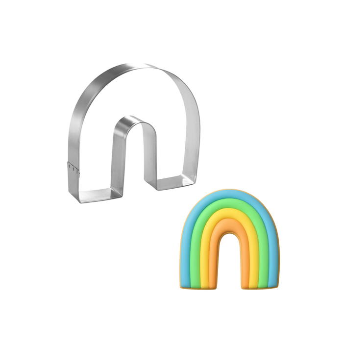 Rainbow Horse Shoe Cookie Cutter 3 in B1326
