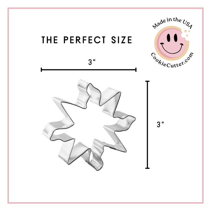 Sun Cookie Cutter 3 in B1343