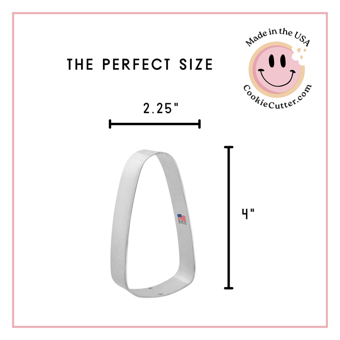 Candy Corn Cookie Cutter 4 in B1362