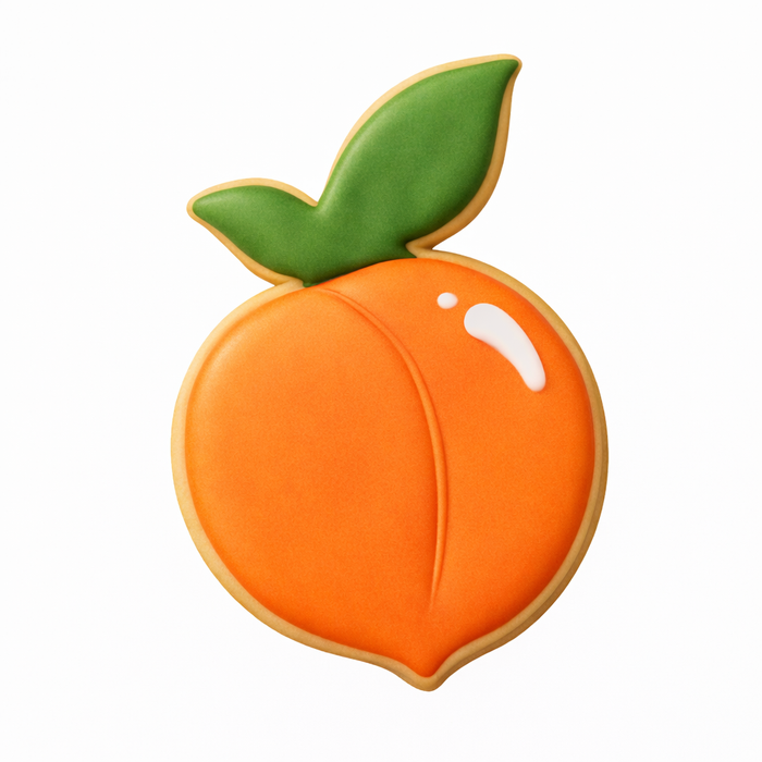 Peach Cookie Cutter 3.5 in B1363