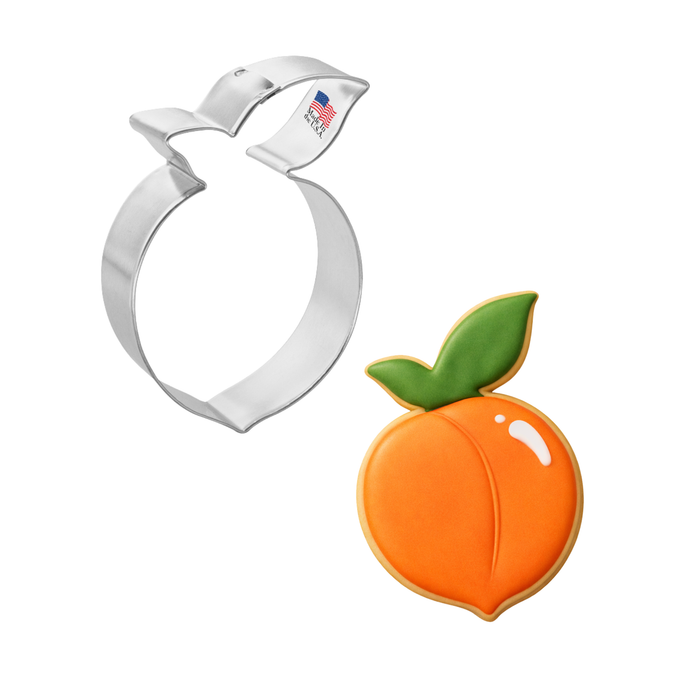 Peach Cookie Cutter 3.5 in B1363