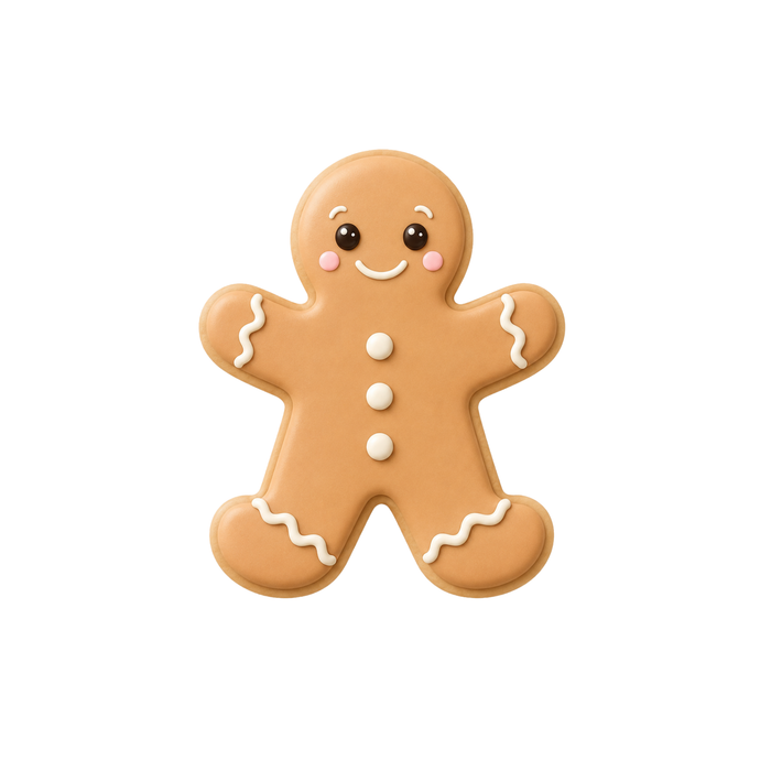 Gingerbread Man Cookie Cutter 4 in B1375