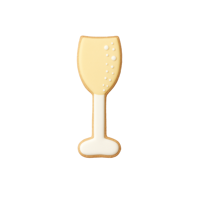 Champagne Glass Cookie Cutter 5 in B1379