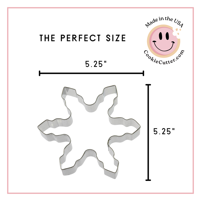 Snowflake Cookie Cutter 5.25 in B1405