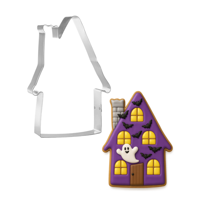 Haunted or Gingerbread House Cookie Cutter 6.75 in B1425
