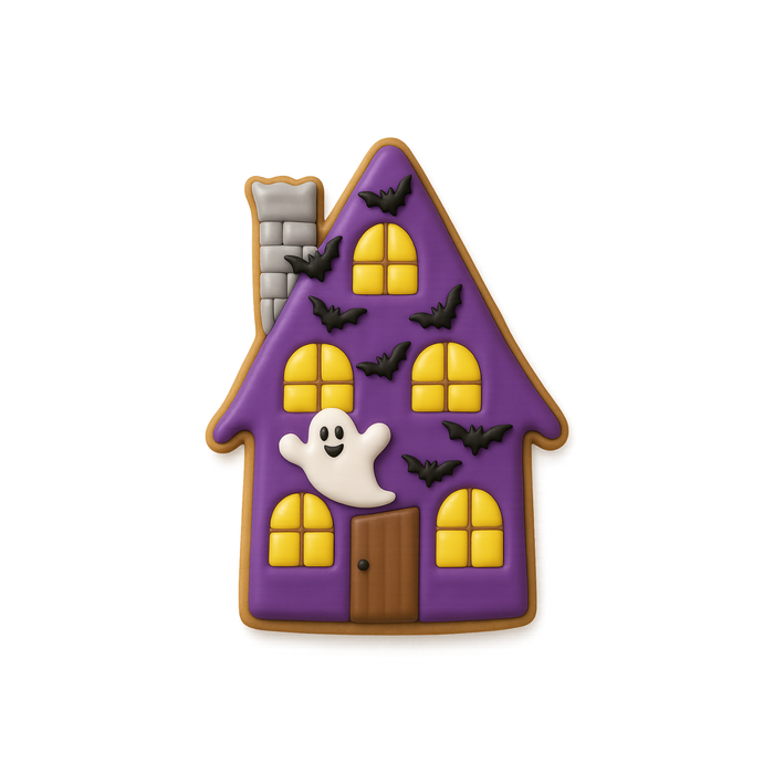 Haunted or Gingerbread House Cookie Cutter 6.75 in B1425