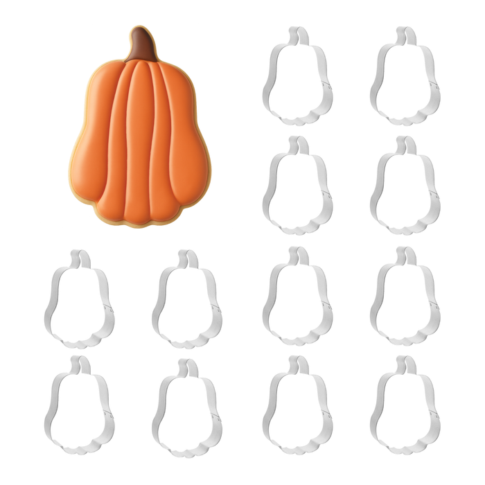 1 Dozen/12 Count Pumpkin Cookie Cutters