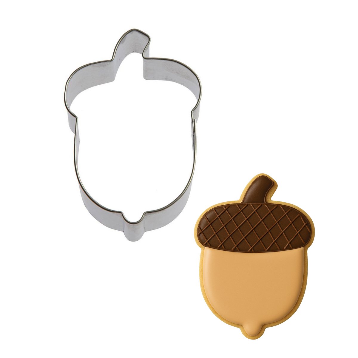 Acorn Cookie Cutter 3.25 in | Made in USA — CookieCutter.com