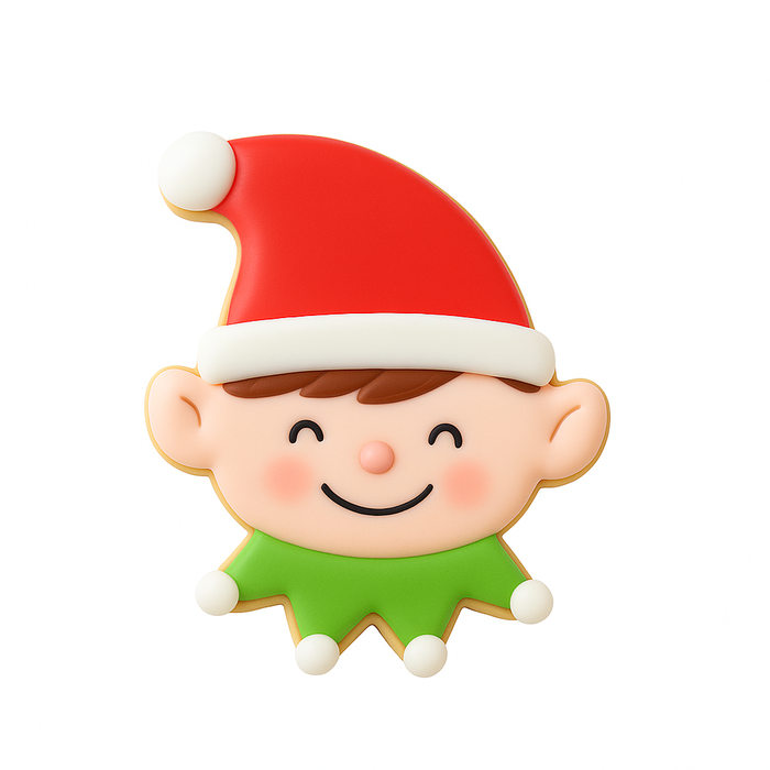 Elf Face Cookie Cutter 3.75 in B1509