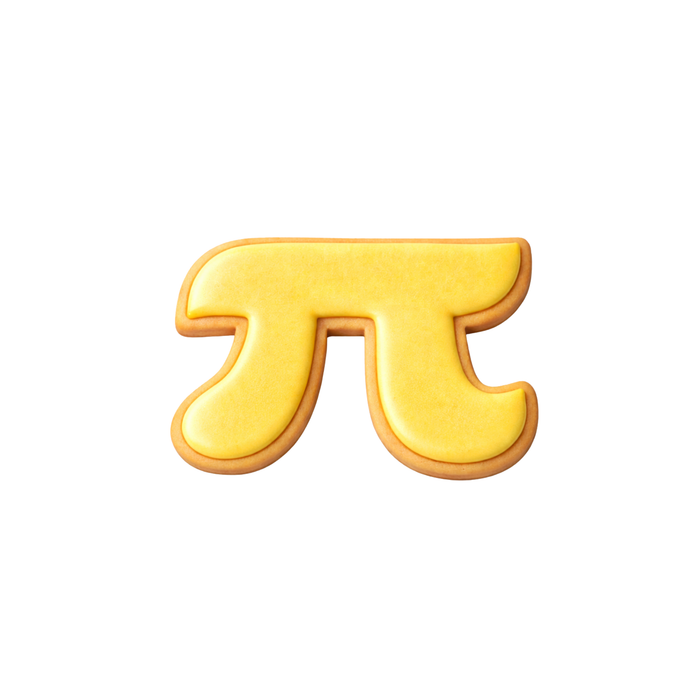 Pi Symbol/Mathematical Infinity Cookie Cutter 4 in B1557