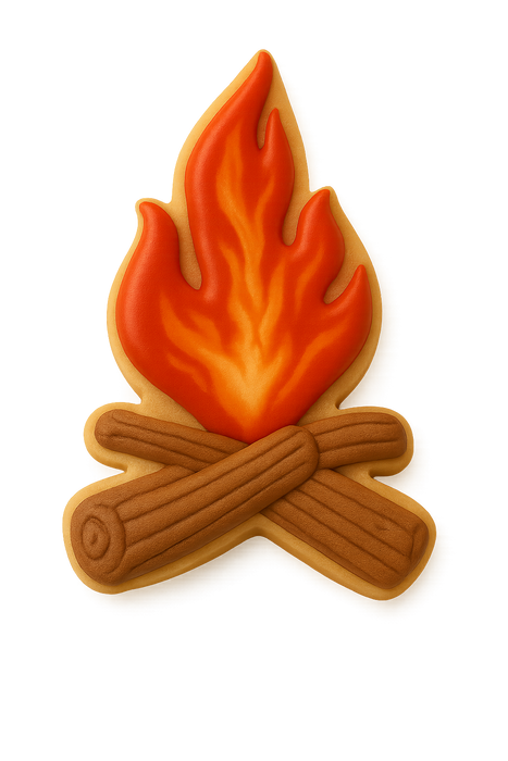 rustic fire baking tool