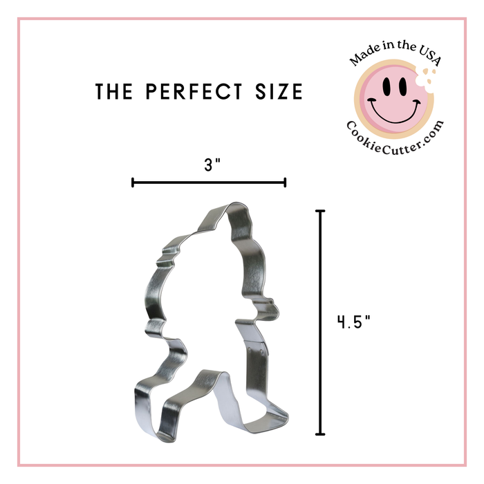 Bigfoot Big Foot Sasquatch Cookie Cutter 4.6 in B1571