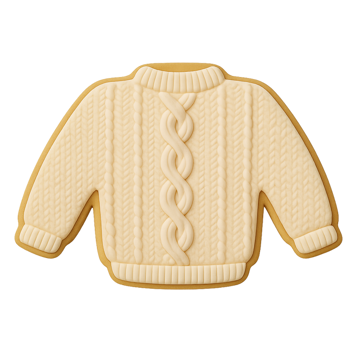Sweater Cookie Cutter 4.25 in B1605