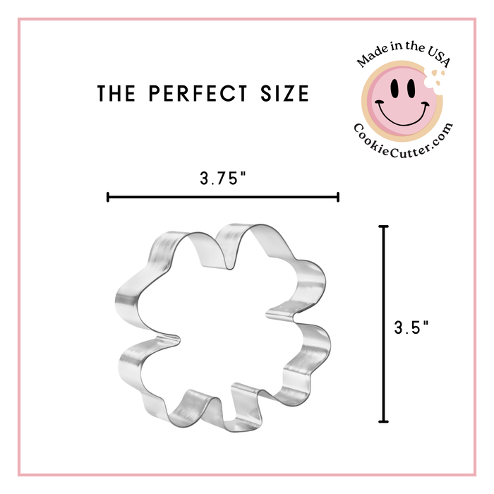 Big Four Leaf Clover Cookie Cutter 3.75 in B1619