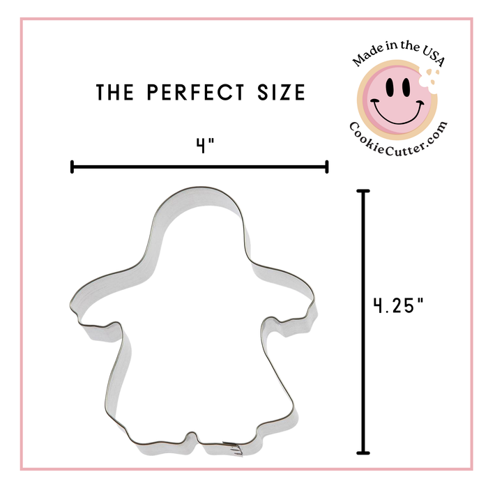 Ghost Trick-or-Treater Cookie Cutter 4.25 in B1636