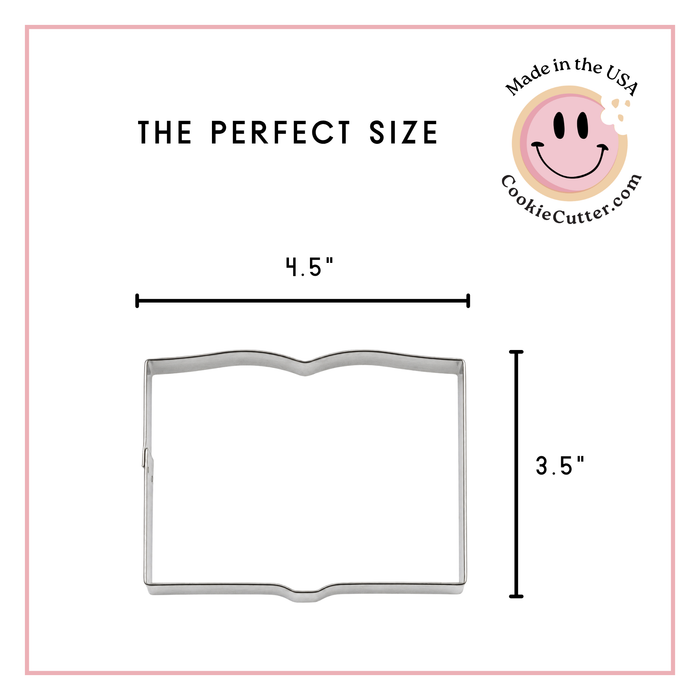 Book Cookie Cutter 4.5 in B1641