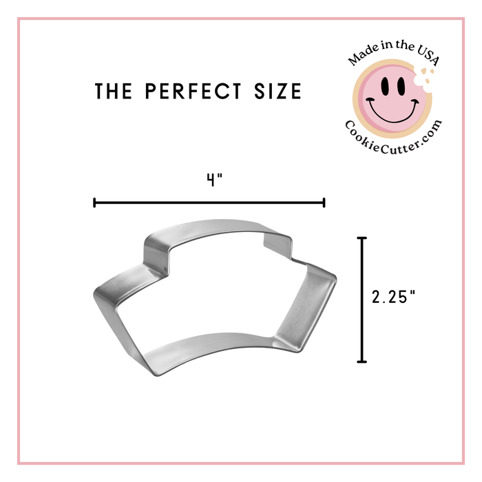 Nurse Hat Cookie Cutter 4 in B1666
