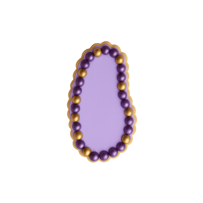 Mardi Gras Beads, Necklace, Hawaiian Lei Cookie Cutter 4 in B1678