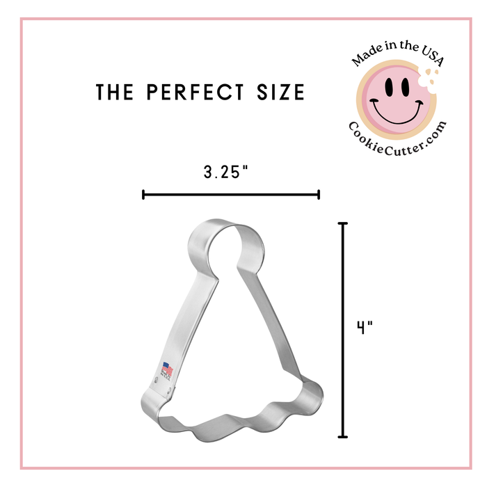 Party Hat Cookie Cutter 4 in B1701