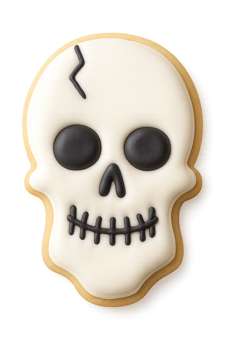 Skull Cookie Cutter 3.25 in B1734