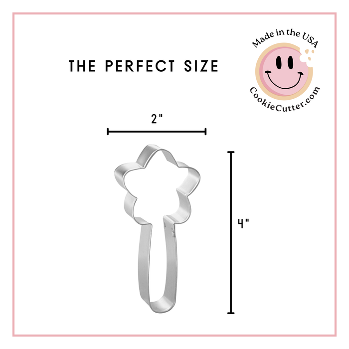Magic Wand Cookie Cutter 4 in B1753