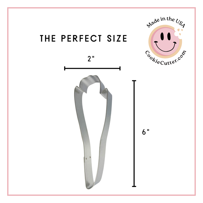 Long Stem Tulip Cookie Cutter 6 in