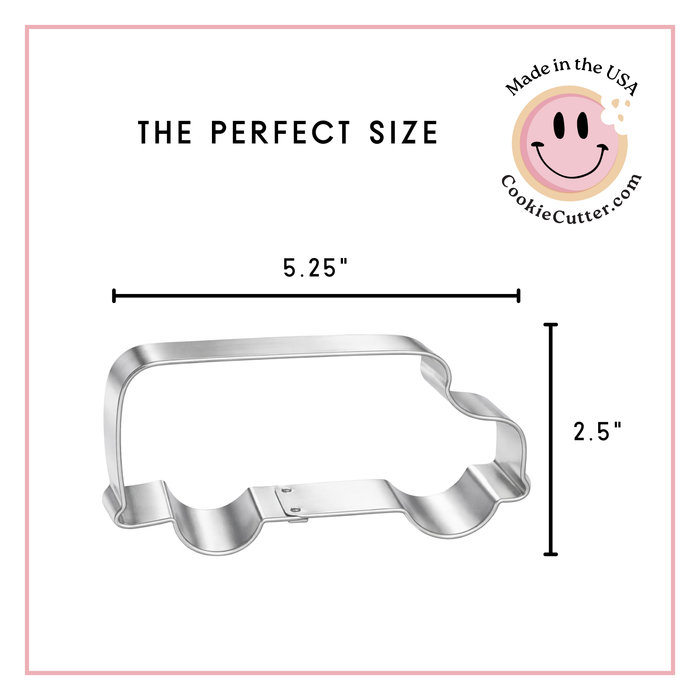 School Bus Cookie Cutter 4.5 in B2017