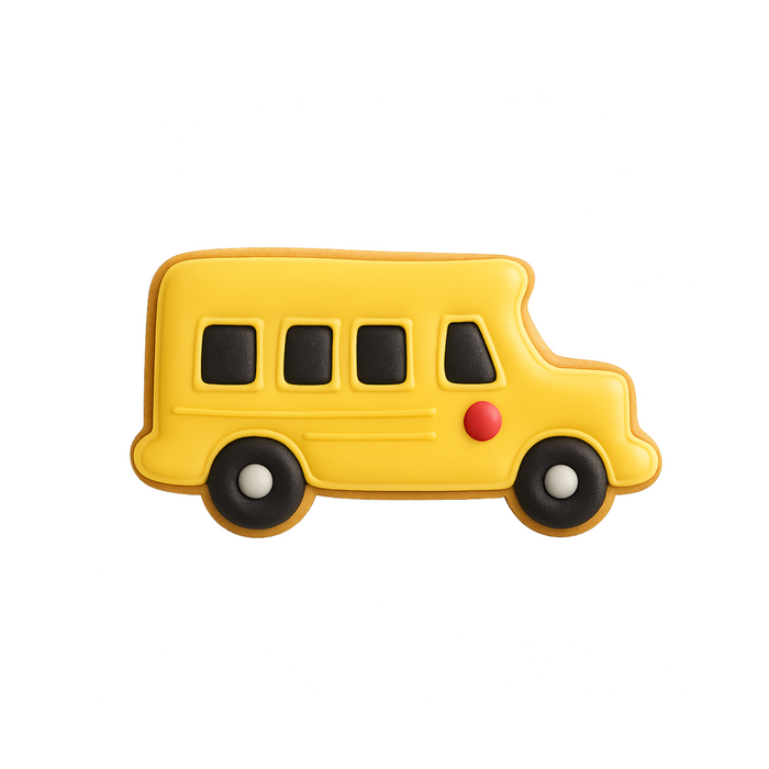 School Bus Front Cookie Cutter 4.5 in B2017