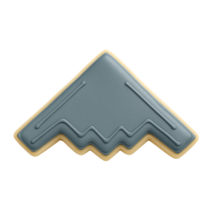 B2 Bomber Airplane Jet 4.5" Cookie Cutter - B2035