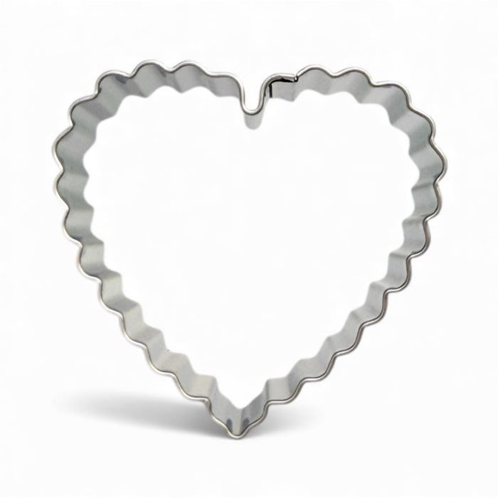 Heart Scalloped Cookie Cutter 2.5 In. B2043