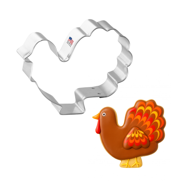 Turkey Cookie Cutter 3.5 in B635