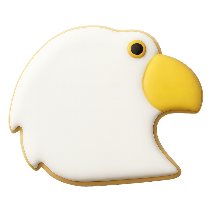 Eagle Hawk Head Cookie Cutter 4.5 in B1695