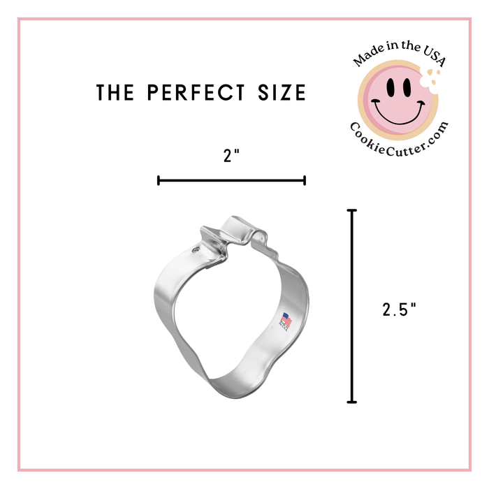 Strawberry Cookie Cutter 2.5 in B907