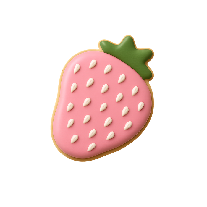 Strawberry Cookie Cutter 2.5 in B907
