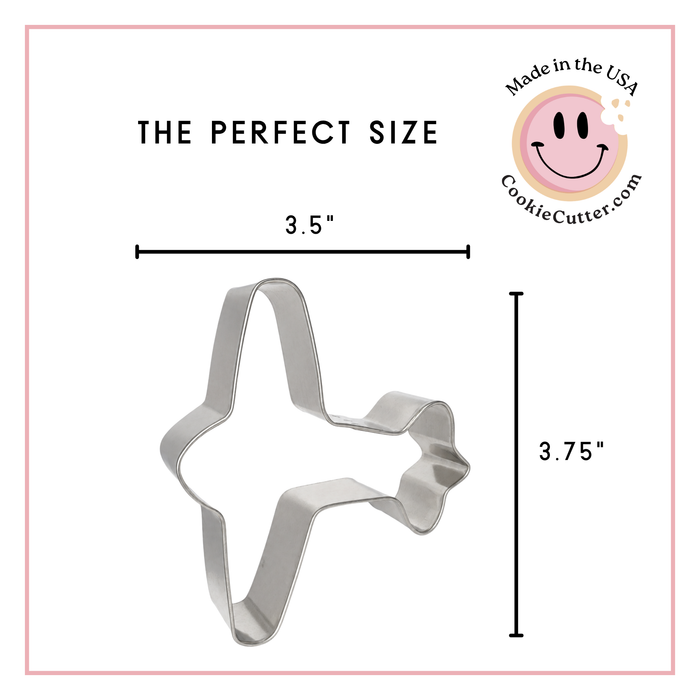Airplane Cookie Cutter 3.75 in B919