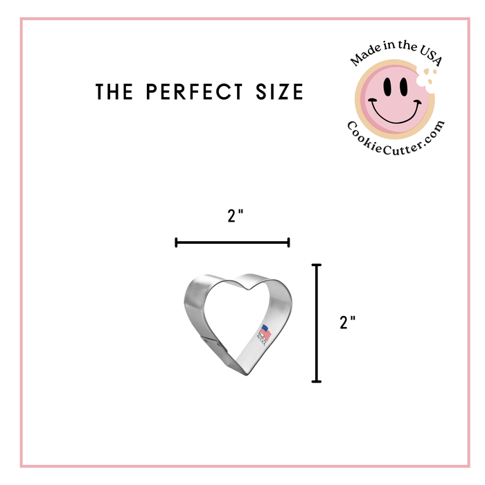 Heart Cookie Cutter 2.25 in B949