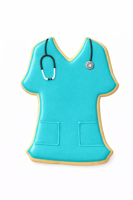 Nurse Scrubs Cookie Cutter 4 in B1498