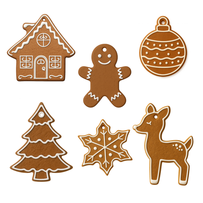 Ornament Craft Cookie Cutter 6 Pc Set GS0001