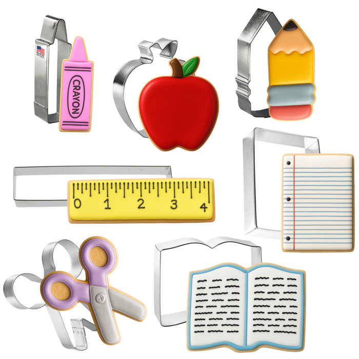 Back To School Teacher Appreciation 7 Pc Cookie Cutter Set HS0426