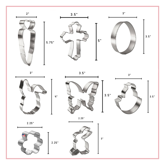 Easter Cookie Cutter 8 Pc Set HS0435