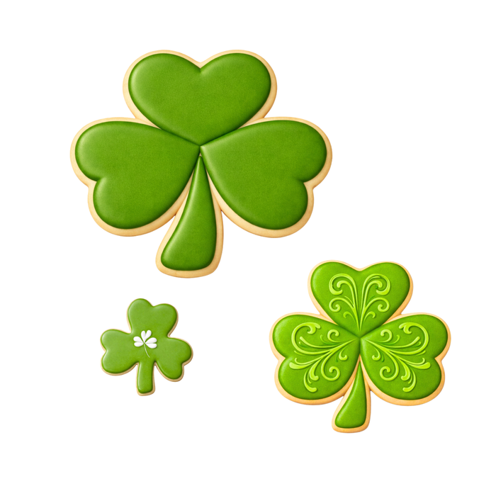 Shamrock Cookie Cutter 3 Pc Set HS0469