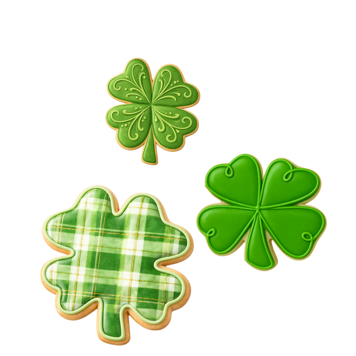 Four Leaf Clover Cookie Cutter 3 Pc Set HS0476