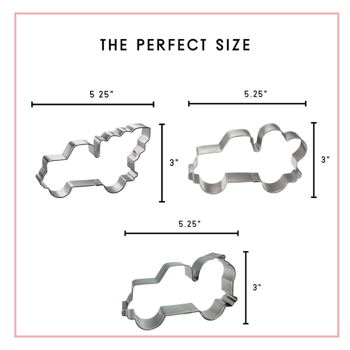 Holiday Truck Cookie Cutter Set 3 Pc HS0521