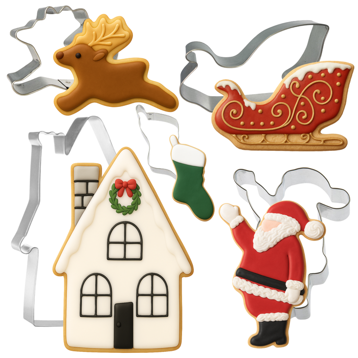 Night Before Christmas 5 Piece Cookie Cutter Set HS0610