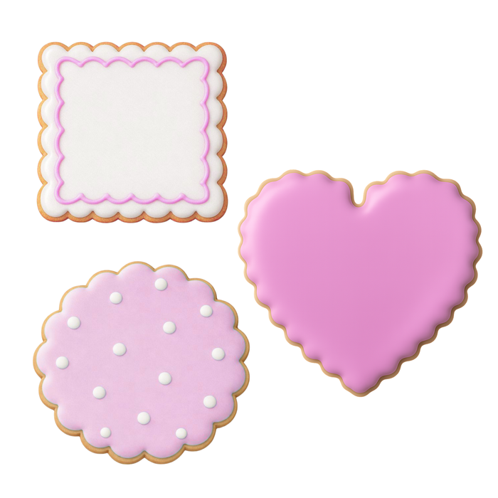 Fluted/Scalloped 3 Pc Set HS0619