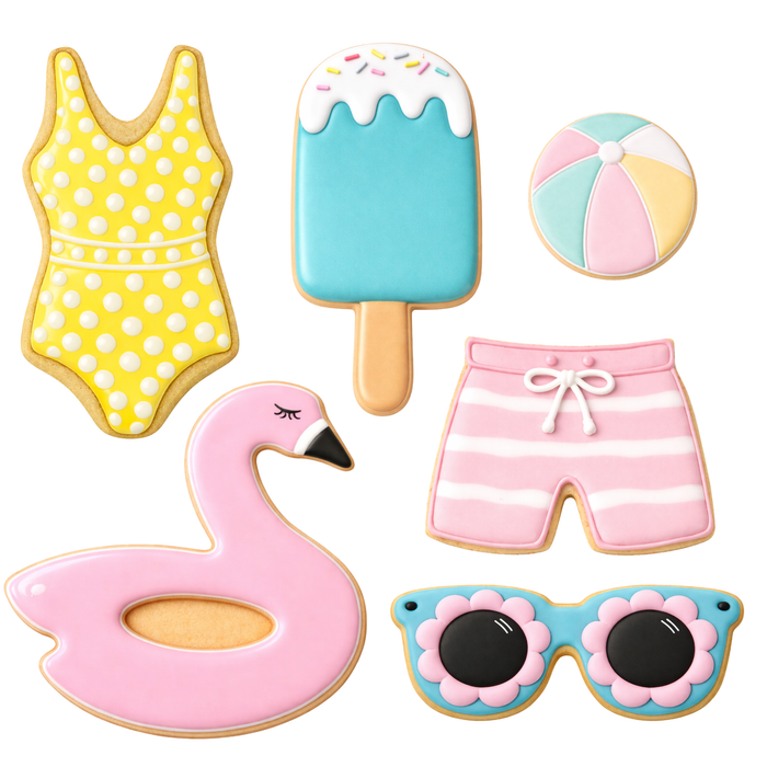 Pool Party 6 Pc. Cookie Cutter Set
