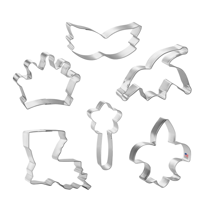 Mardi Gras Cookie Cutter 6 Pc Set L9020